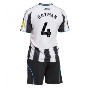 Newcastle United Sven Botman #4 Hjemmebanetrøje Børn 2025-26 Kortærmet (+ Korte bukser)
